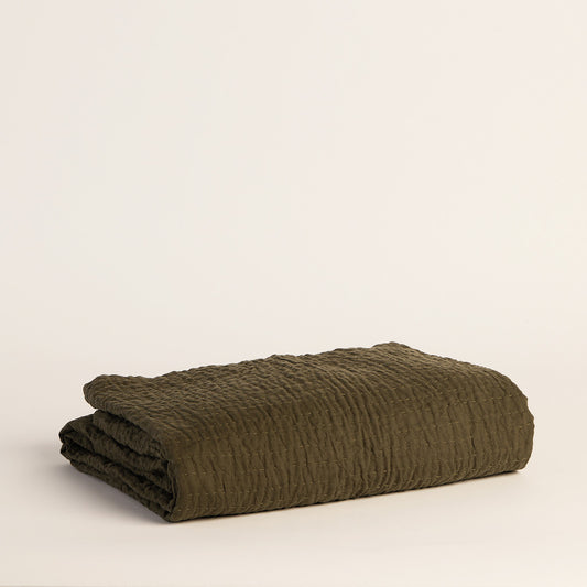 Jasper Hemp Quilt - Reversible