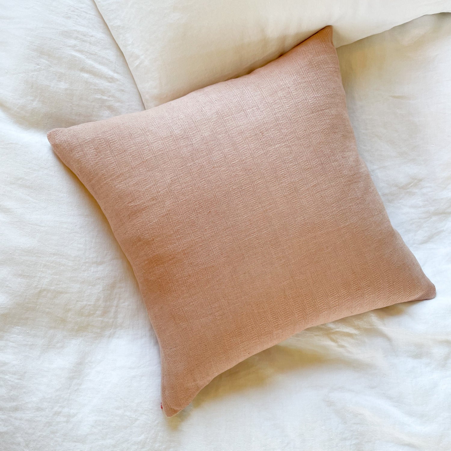 Dusty pink throw pillow