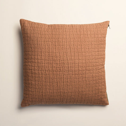 Jasper Quilted Hemp Pillow