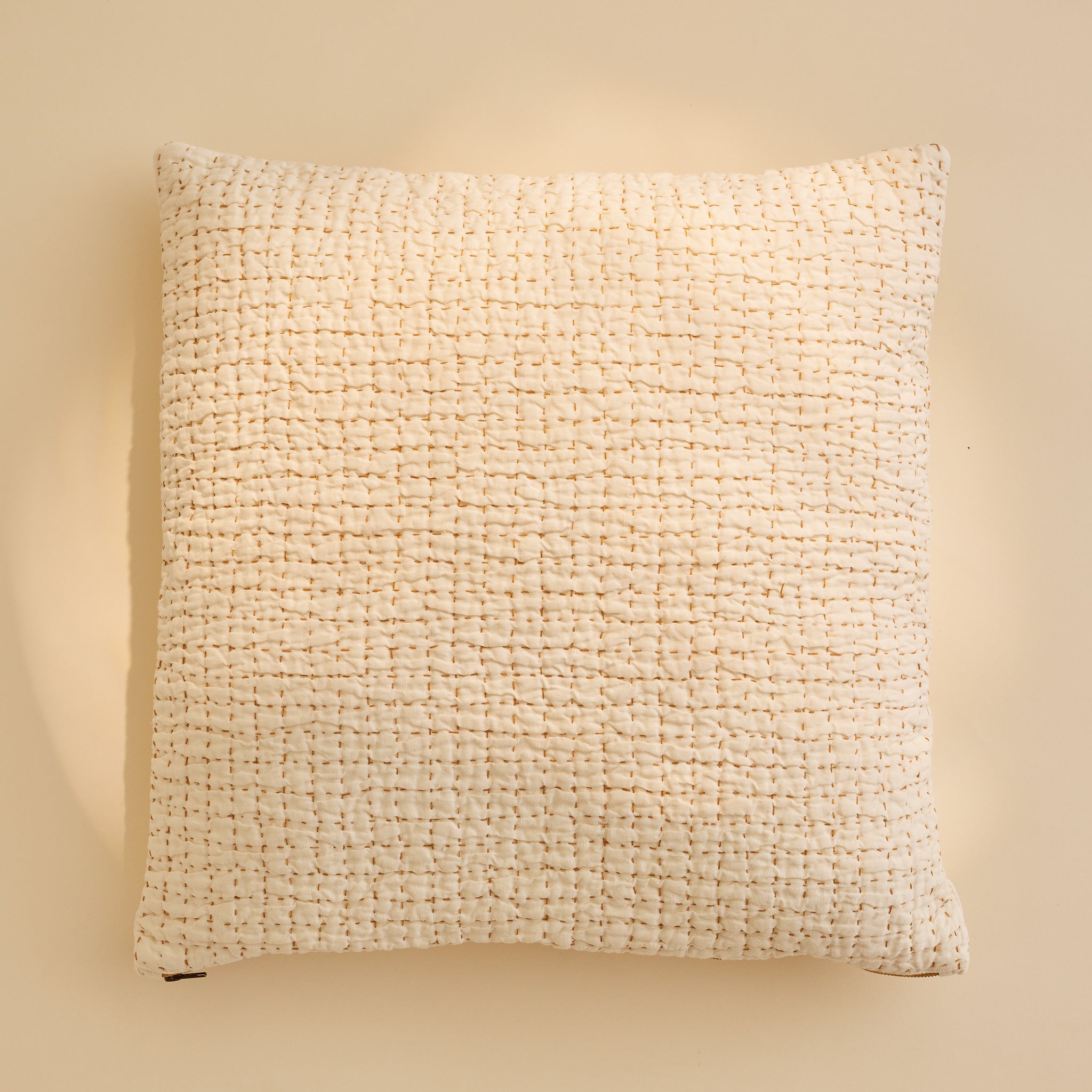 Jasper Quilted Hemp Pillow | Sustainable Pillow Cover by Evenfall